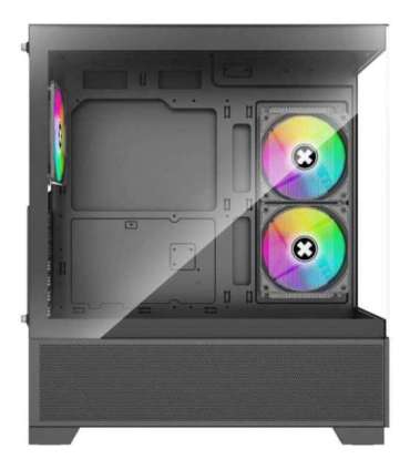 Case|XILENCE|XG172|MidiTower|Case product features Fan control panel/Transparent panel|Not included|Colour Black|XG172
