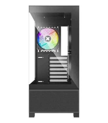 Case|XILENCE|XG172|MidiTower|Case product features Fan control panel/Transparent panel|Not included|Colour Black|XG172