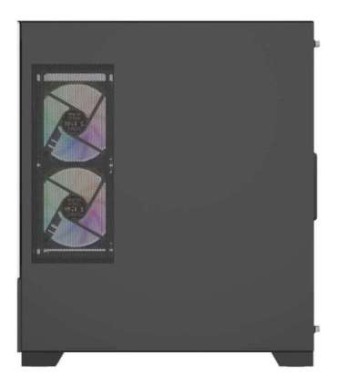 Case|XILENCE|XG172|MidiTower|Case product features Fan control panel/Transparent panel|Not included|Colour Black|XG172