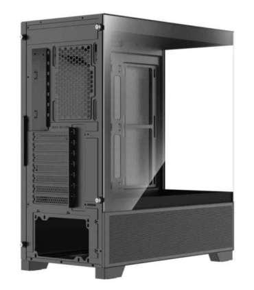 Case|XILENCE|XG172|MidiTower|Case product features Fan control panel/Transparent panel|Not included|Colour Black|XG172