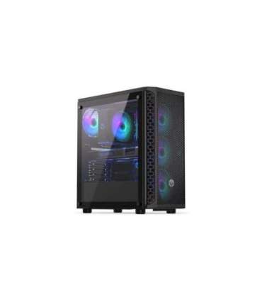 Case|ENDORFY|Signum 300 ARGB|MidiTower|Case product features Transparent panel|Not included|ATX|MicroATX|MiniITX|Colour Black