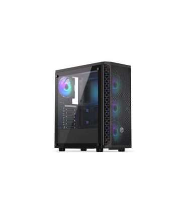 Case|ENDORFY|Signum 300 ARGB|MidiTower|Case product features Transparent panel|Not included|ATX|MicroATX|MiniITX|Colour Black