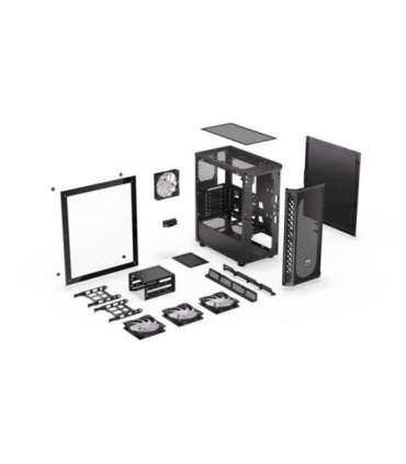 Case|ENDORFY|Signum 300 ARGB|MidiTower|Case product features Transparent panel|Not included|ATX|MicroATX|MiniITX|Colour Black