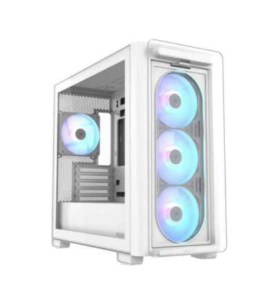 Case|ASUS|A23 PLUS|MidiTower|Case product features Transparent panel|MicroATX|MiniITX|Colour White|A23PLUSTG/ARGBWHITE