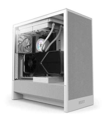 Case|NZXT|H5 Flow|MidiTower|Case product features Transparent panel|Not included|ATX|EATX|MicroATX|MiniITX|Colour White|CC-H5