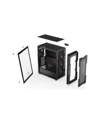 Case|ENDORFY|Regnum 400 Air|MidiTower|Case product features Transparent panel|Not included|ATX|MicroATX|MiniITX|Colour Black|