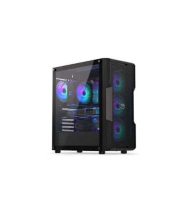 Case|ENDORFY|Regnum 400 ARGB|MidiTower|Case product features Transparent panel|Not included|ATX|MicroATX|MiniITX|Colour Black