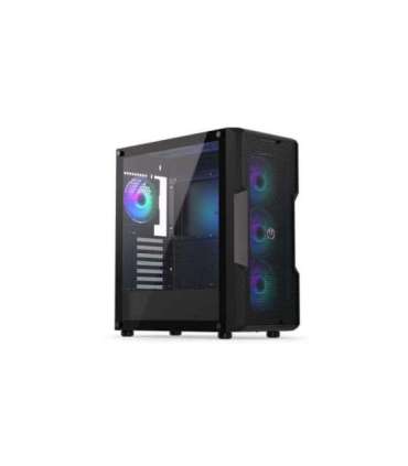 Case|ENDORFY|Regnum 400 ARGB|MidiTower|Case product features Transparent panel|Not included|ATX|MicroATX|MiniITX|Colour Black