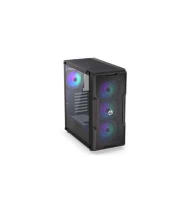 Case|ENDORFY|Regnum 400 ARGB|MidiTower|Case product features Transparent panel|Not included|ATX|MicroATX|MiniITX|Colour Black