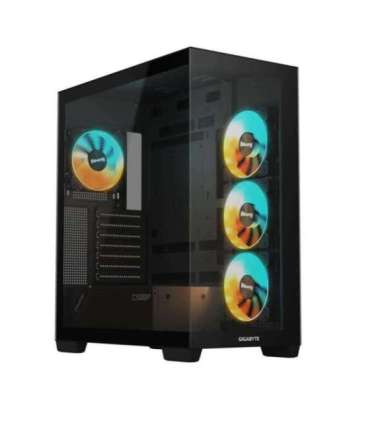 Case|GIGABYTE|GB-C500P ST|MidiTower|Case product features Transparent panel|ATX|MicroATX|MiniITX|Colour Black|GB-C500PST