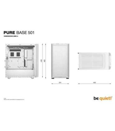 Case|BE QUIET|BGW75|MidiTower|Case product features Transparent panel|Not included|ATX|MicroATX|MiniITX|Colour White|BGW75