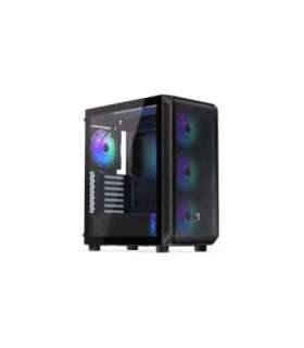 Case|ENDORFY|Arx 500 ARGB|MidiTower|Case product features Transparent panel|Not included|ATX|MicroATX|MiniITX|Colour Black|EY