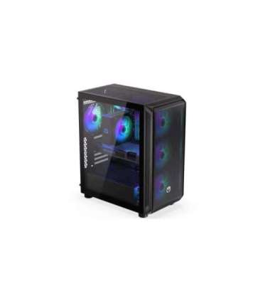 Case|ENDORFY|Arx 500 ARGB|MidiTower|Case product features Transparent panel|Not included|ATX|MicroATX|MiniITX|Colour Black|EY