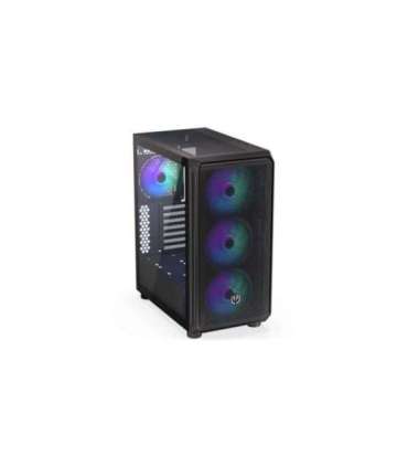 Case|ENDORFY|Arx 500 ARGB|MidiTower|Case product features Transparent panel|Not included|ATX|MicroATX|MiniITX|Colour Black|EY