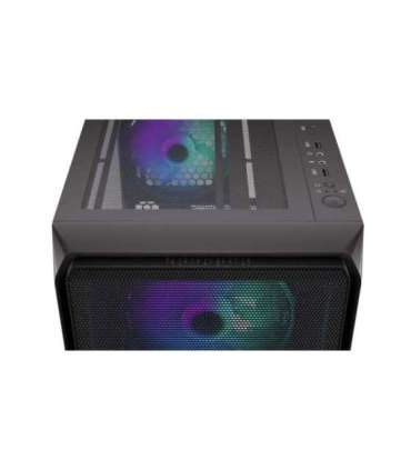 Case|ENDORFY|Arx 500 ARGB|MidiTower|Case product features Transparent panel|Not included|ATX|MicroATX|MiniITX|Colour Black|EY