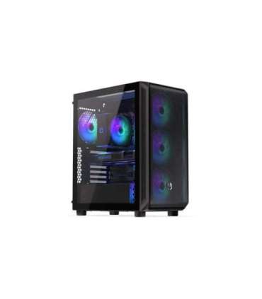 Case|ENDORFY|Arx 500 ARGB|MidiTower|Case product features Transparent panel|Not included|ATX|MicroATX|MiniITX|Colour Black|EY