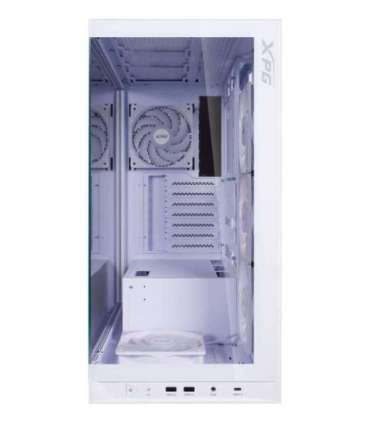 Case|ADATA|INVADER X BTF|MidiTower|Case product features Transparent panel|ATX|MicroATX|MiniITX|Colour White|INVADERXBTFMT-WH