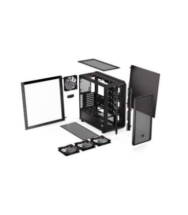 Case|ENDORFY|Arx 700 ARGB|MidiTower|Case product features Transparent panel|Not included|ATX|MicroATX|MiniITX|Colour Black|EY