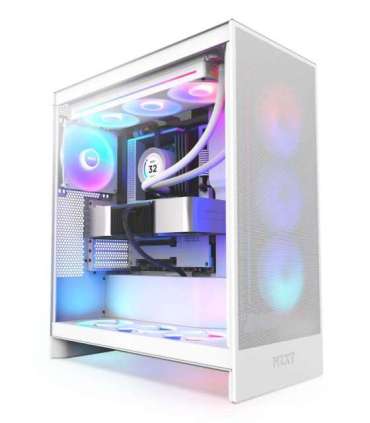 Case|NZXT|H7 Flow RGB|MidiTower|ATX|EATX|MicroATX|MiniITX|Colour White|CM-H72FW-R1