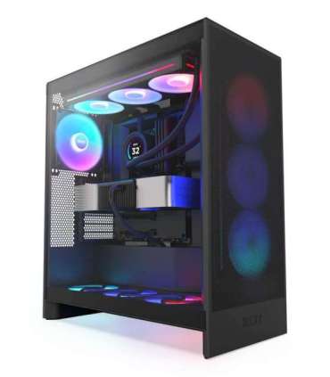 Case|NZXT|H7 Flow RGB|MidiTower|ATX|EATX|MicroATX|MiniITX|Colour Black|CM-H72FB-R1