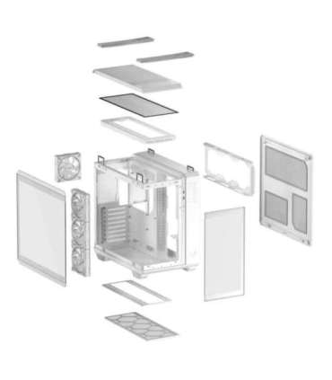 Case|ASUS|TUF Gaming GT502 Horizon|MidiTower|Case product features Transparent panel|Not included|ATX|MicroATX|MiniITX|Colour