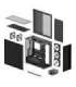 Case|ARCTIC|EATX|Black|Midi Tower|PC|Xtender (Mirror Black)|ACPCC00018A