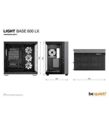 Case|BE QUIET|LIGHT BASE 600 LX|Tower|ATX|MicroATX|MiniITX|Colour Black|BGW67