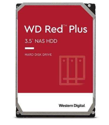 HDD|WESTERN DIGITAL|Red Plus|6TB|SATA|256 MB|5400 rpm|3,5"|WD60EFPX