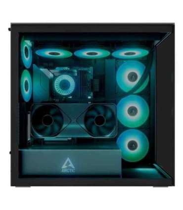 Case|ARCTIC|Xtender VG (Black)|Case product features Transparent panel|Not included|Colour Black|ACPCC00016A