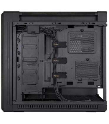 Case|ASUS|ProArt PA602 Wood Edition - Metal Panel|MidiTower|Case product features Fan control panel|Not included|Colour Black