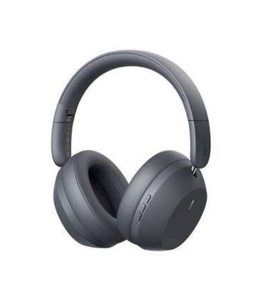 Baseus Headphone Bluetooth Bass 35 Max Wireless Headphones BT 5.3 with PNC, Gray(A00070800821-00)