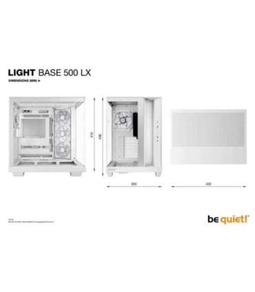 Case|BE QUIET|ATX/micro ATX/Mini-ITX|White|Midi Tower|PC|BGW86