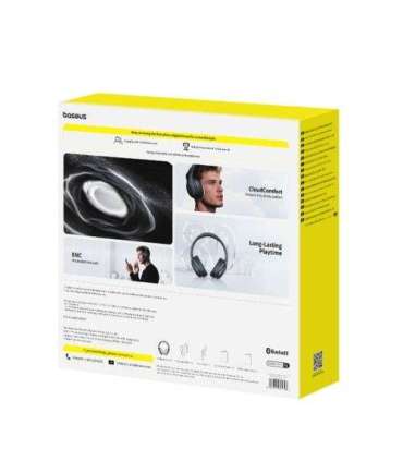 Baseus Earphone Bluetooth BH1 Lite Wireless Headphones, BT 6.0, Black (A0203C00)