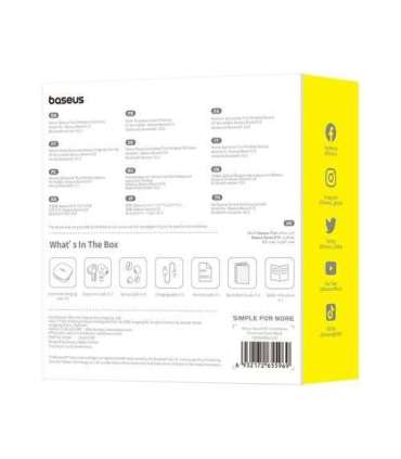 Baseus Earphone Bluetooth Bowie E19 TWS Earphones, BT 5.3, ENC, IPX5, Black EU (A00069600113-00)