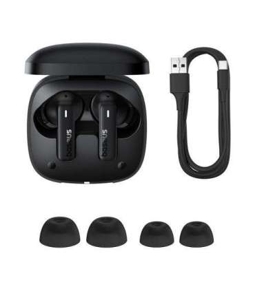 Baseus Earphone Bluetooth Bowie E19 TWS Earphones, BT 5.3, ENC, IPX5, Black EU (A00069600113-00)