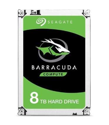 Seagate ST8000DM004 Barracuda HDD, 8 TB, 3.5", SATA3 6 Gbps, 5400 RPM, 256MB, 220 MiB/s