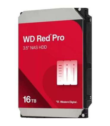 Western Digital WD161KFGX RED Pro HDD, 16TB, 3.5", 7200 RPM, Serial ATA III, 512MB, HDD, CMR