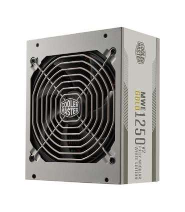Cooler Master MPE-C501-AFCAG-3GEU MWE Gold 1250 V2 White, ATX3.0, 1250W, 90%, 140mm, 3x PCIe 6+2