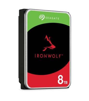Seagate ST8000VN002 IronWolf Desktop HDD, 8 TB, 3.5", 5400 RPM