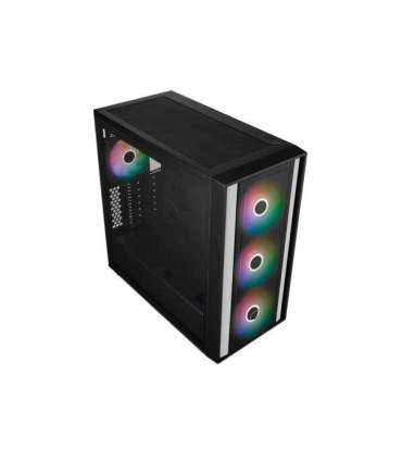 Cooler Master MB600-KGNN-S00 MasterBox 600 Black, eATX, TG, USB 3.2 Gen2, 3x 140mm ARGB, 1x 120mm