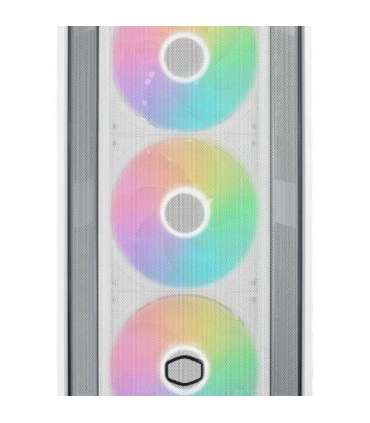 Cooler Master MB600-WGNN-S00 MasterBox 600 White, TG, eATX, 3x 140mm ARGB, 1x 120mm, USB3.2 Gen2