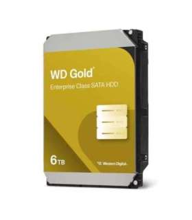 Western Digital WD6004FRYZ Gold, 6 TB, 3.5" SATA3, 256 MB, 7200 RPM, 255 MB/s