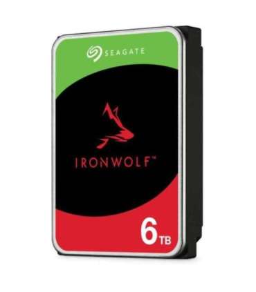 Seagate ST6000VN006 IronWolf HDD, 6 TB, 5400 RPM, 256 MB, 3.5", Serial ATA III
