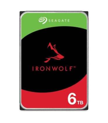 Seagate ST6000VN006 IronWolf HDD, 6 TB, 5400 RPM, 256 MB, 3.5", Serial ATA III