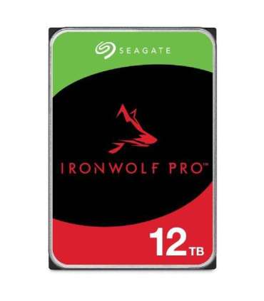 Seagate ST12000NT001 IronWolf Pro HDD, 12 TB, 7200 RPM, 256 MB, 3.5", Serial ATA III