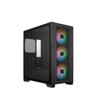 Cooler Master E301-KGNN-S00 Elite 301 Black ARGB, ATX, Window, USB 3.2 Gen 1 Type-C, 3x 120mm ARGB