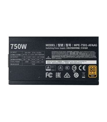 Cooler Master MPE-7501-AFAAG-3EEU MWE Gold 750 V2 ATX3.1, 750W, 90% @Typical, Fully modular, 120mm
