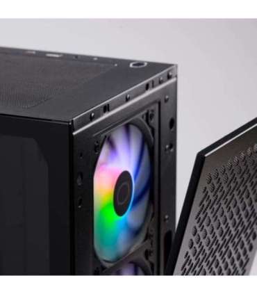 Cooler Master E302-KGNN-S00 Elite 302 Midi-Tower Black, mATX, Window, 3x 120mm ARGB, Grill
