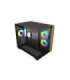 Cooler Master E481-KHNN-S00 Elite 481 WOOD Black, mATX, Front Panel, 70° Full-View Tempered Glass