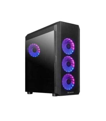 Case|CHIEFTEC|SCORPION 4|MiniTower|Case product features Transparent panel|Not included|ATX|MicroATX|MiniITX|Colour Black|GL-